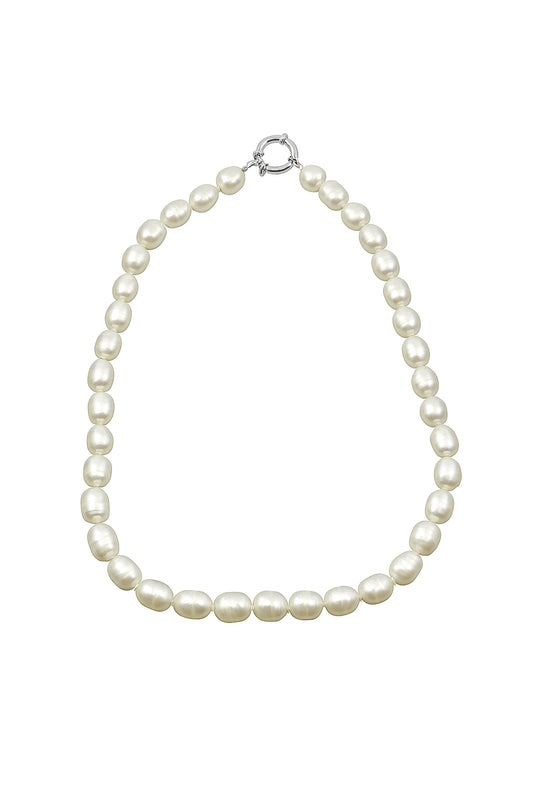 Gargantilla De Perlas Blancas