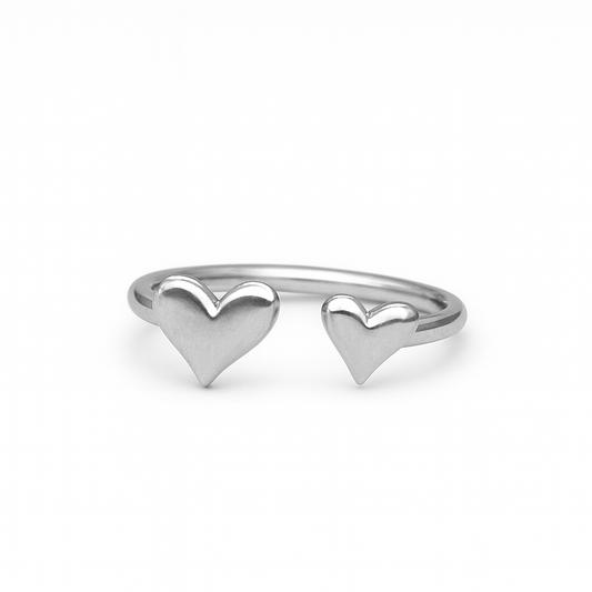 Anillo Doble Corazón